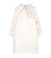 TEMPERLEY LONDON Ruffle Cold Shoulder Blouse