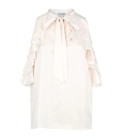 Temperley London Ruffle Cold Shoulder Blouse