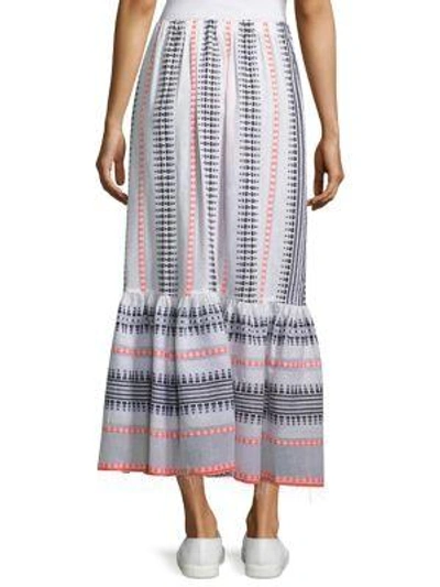 Shop Lemlem Tabtab Convertible Skirt In Steel