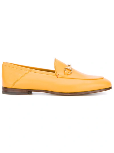 Gucci Brixton马衔扣乐福鞋 In Yellow & Orange