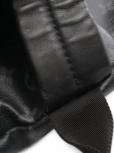 Pre-owned Louis Vuitton 2020 Monogram Eclipse Apollo Backpack In Black