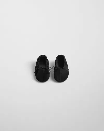 Phoebe Philo Gathered Flat In Black