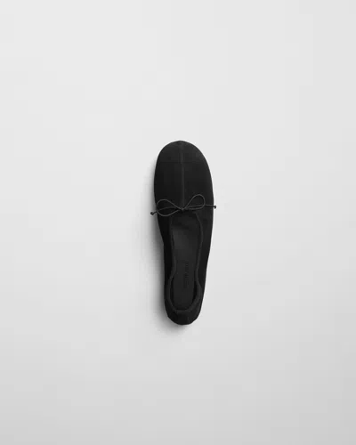 Phoebe Philo Gathered Flat In Black
