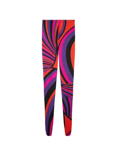 Pucci Iride-print Tights In Multi