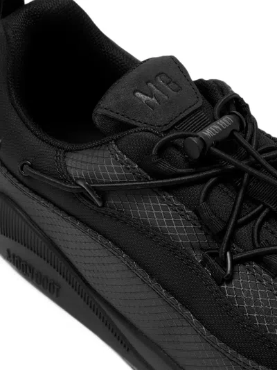 Moon Boot Moonlight Black Nylon Sneakers In Black