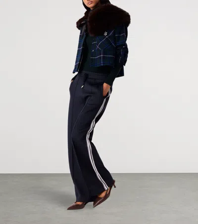 Maje Drawstring Sweatpants In Black