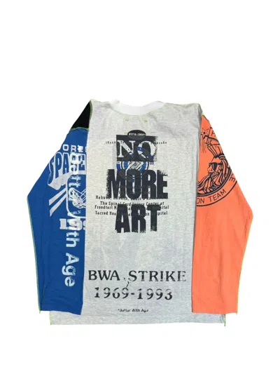 Better With Age Patchwork Reversible Long-sleeve T-shirt In Multi