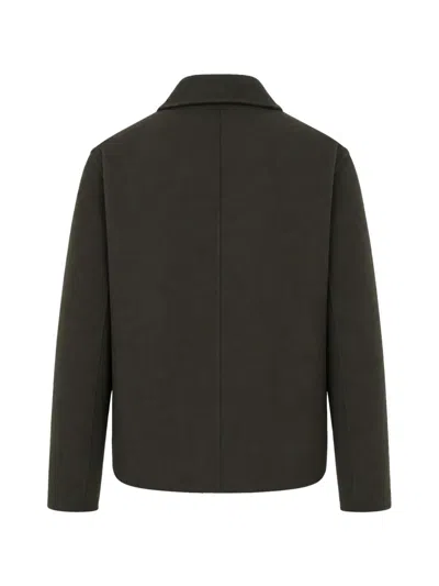 Slowear Zip-up Patch-pocket Jacket In Brown
