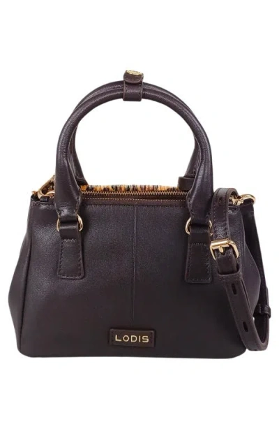 Lodis Eclipse Top Handle Crossbody Bag In Leopard Haricalf