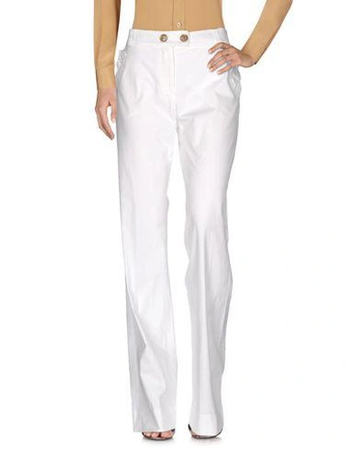 Shop Red Valentino Casual Pants In White