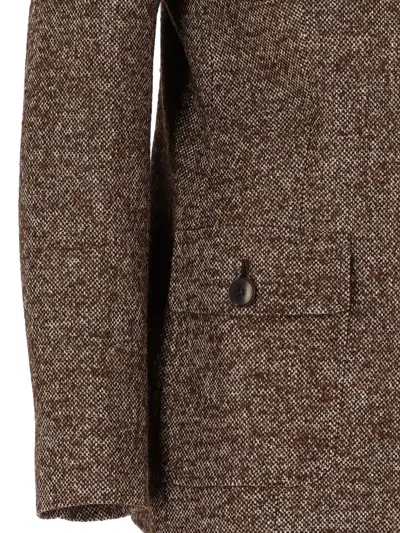 Latorre Patch-pocket Single-breasted Jacket In Brown