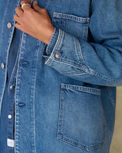 Frank And Eileen Bantry Barn Jacket In Blue