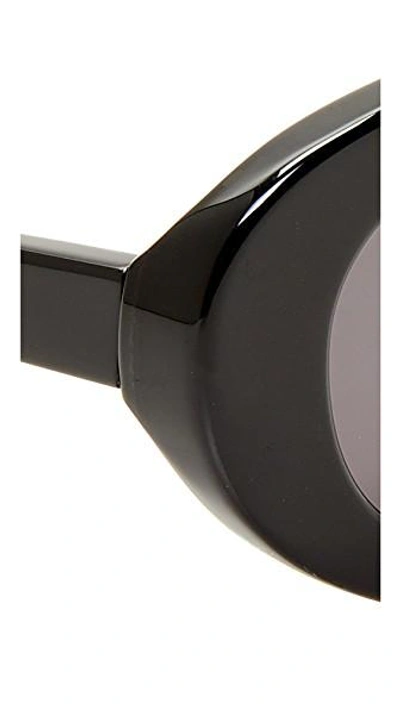 Shop Elizabeth And James Mckinley Sunglasses In Black/smoke Mono