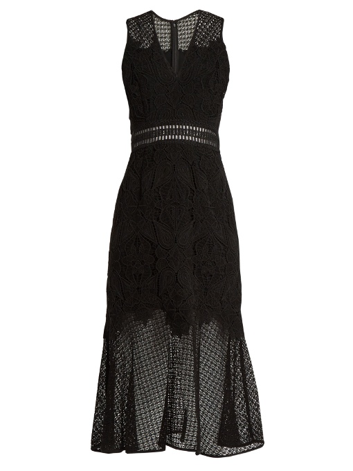 jonathan simkhai black lace dress