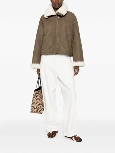Stand Studio Sevyn Button-up Jacket In Brown