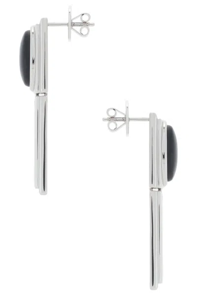 Dehanche Stone Drop Hinge Earrings In Multi
