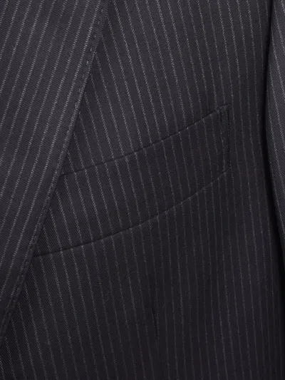 Brunello Cucinelli Pinstripe-pattern Suit In Blue
