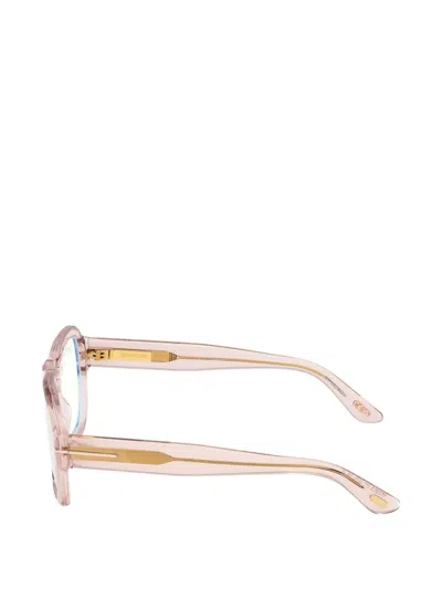 Tom Ford Pilot-frame Glasses In Pink