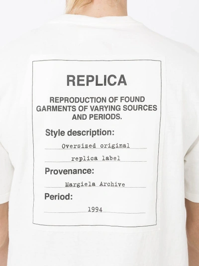 Shop Maison Margiela Replica Patch T-shirt