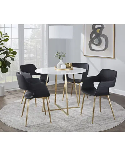 Lumisource Cosmo Dining Table In Gold