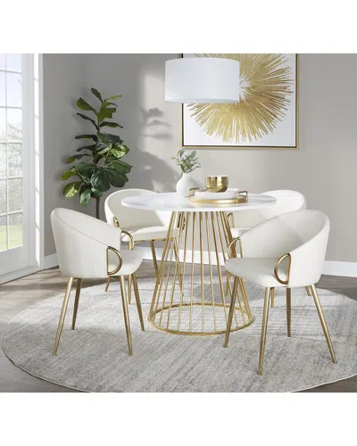 Lumisource Canary Dining Table In White