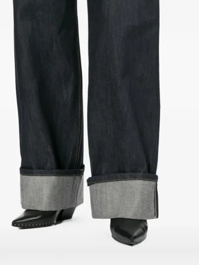 Source Unknown Turn-up Cuff Jeans In Black