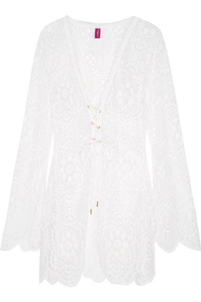 Shop L'agent Aaliya Crocheted Lace Dress