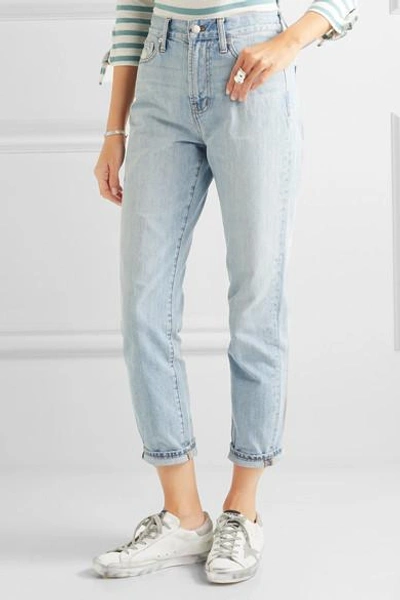 Shop Madewell The Perfect Summer High-rise Straight-leg Jeans