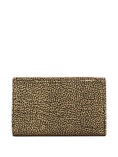 Borbonese Op Occhio Di Pernice Foldover Wallet In Pattern