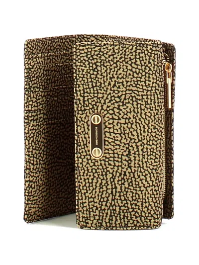 Borbonese Op Occhio Di Pernice Foldover Wallet In Pattern