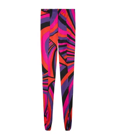 Pucci Iride-print Tights In Multi