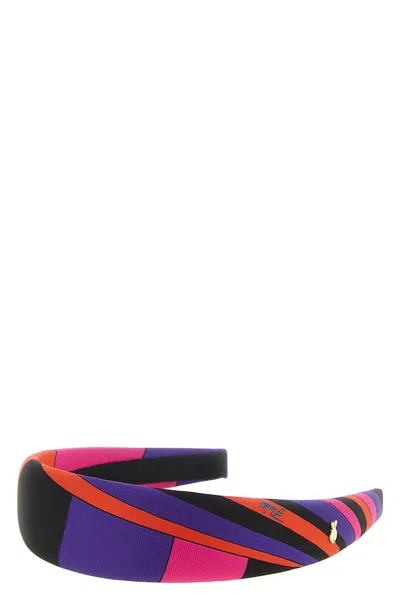 Pucci Printed Hair Accessories In Multi