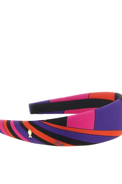 Pucci Printed Hair Accessories In Multi