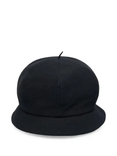 Y's Wool Beret Hat In Blue