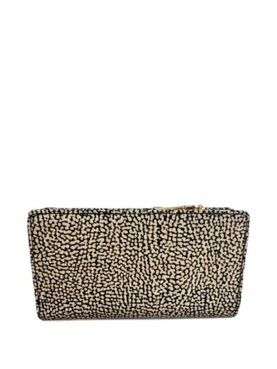 Borbonese Op Occhio Di Pernice Wallet In Red