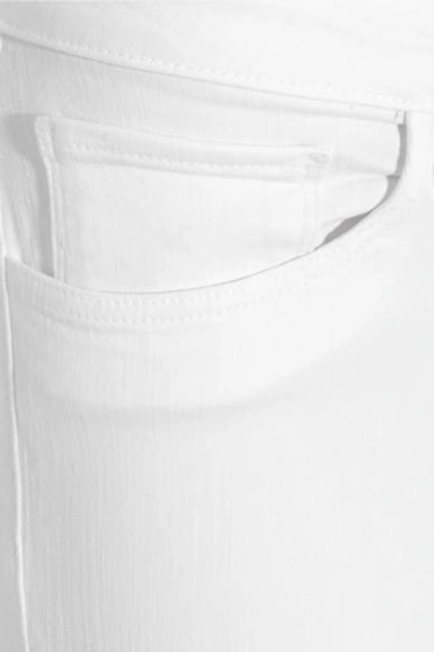 Shop 3x1 W2 Split Bell Crop Mid-rise Straight-leg Jeans In White