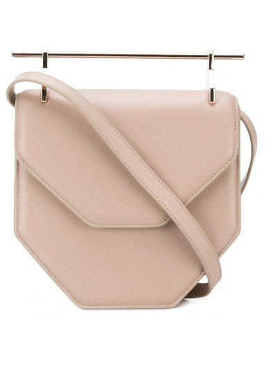 M2malletier Metallic Handle Shoulder Bag