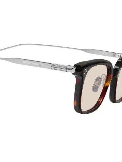 Gentle Monster Haka T1 Rectangle-frame Sunglasses In Black | ModeSens