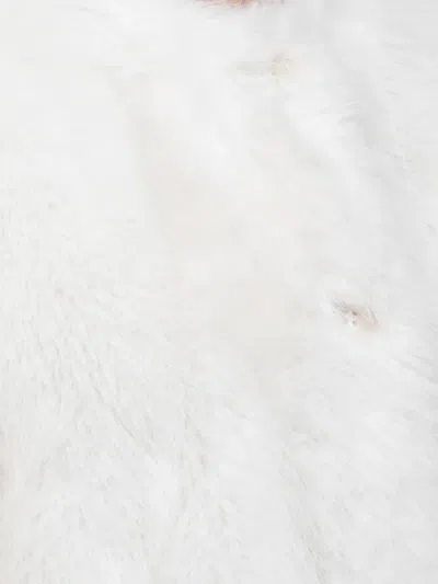 Stand Studio Round-neck Jacket In White
