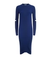 DKNY Ribbed Knit Cut-Out Dress