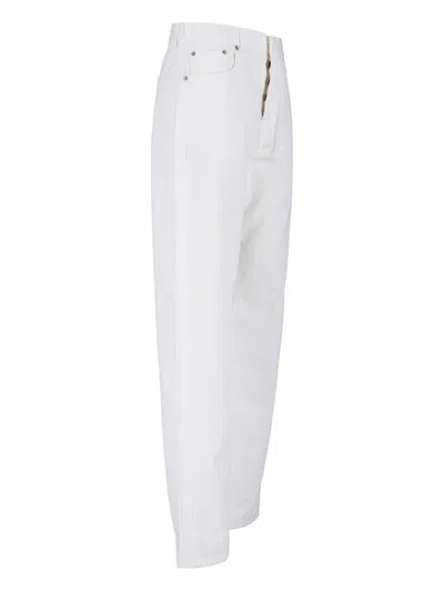 Phoebe Philo Gerade Jeans In White | ModeSens