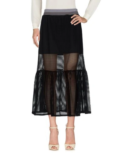 Clover Canyon 3/4 Length Skirt In Black