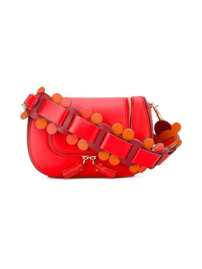 Shop Anya Hindmarch Circulus Vere Satchel In Red