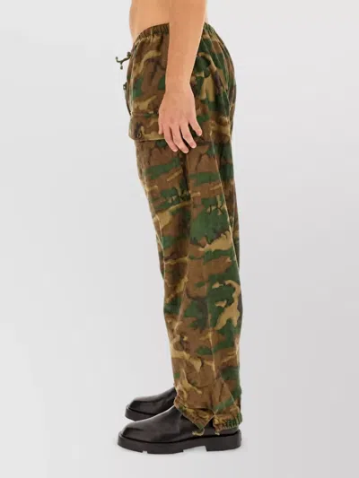 Givenchy Camouflage-print Cotton Cargo Trousers In Multi