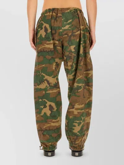 Givenchy Camouflage-print Cotton Cargo Trousers In Multi