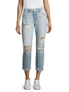 CURRENT ELLIOTT The Fling Distressed Boyfriend Jeans