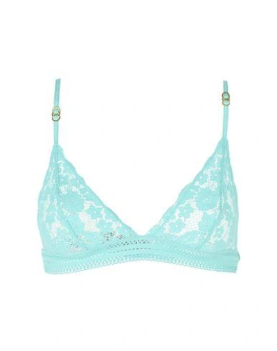 Shop Stella Mccartney Bra In Sky Blue