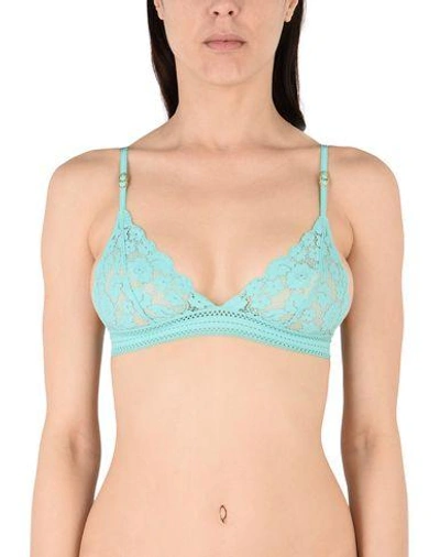 Shop Stella Mccartney Bra In Sky Blue