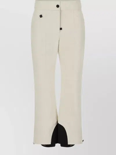 Moncler Flared Trousers In White