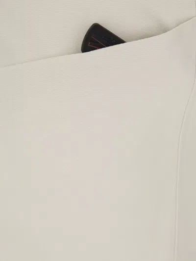 Moncler Flared Trousers In White
